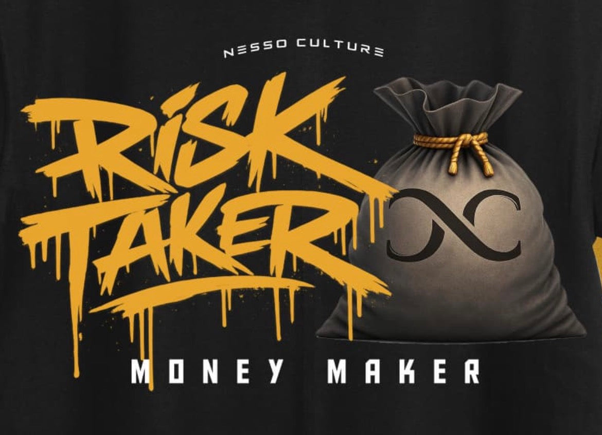 Camiseta Manga Corta Cuello redondo "Risk Taker" Money Maker